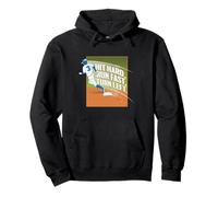 Hit Hard, Run Fast, Turn Left. Pullover Hoodie