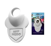 Hit Hero V2 Updated, Baseball Thumb Guard, Shapeable, Batters Batting Grip, Finger Guard, Accessory, Batting Protection, Reduce Bat Sting, Hitter White