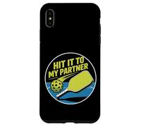 Hit It To My Partner Pickleball Doubles Paddle - Case for iPhone XS Max