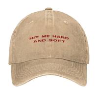 HIT ME Hard and Soft Text Baseball Cap y2k Funny Men Women Trucker Dad Hat Sunscreen Kpop Rock Baseball Caps Gift