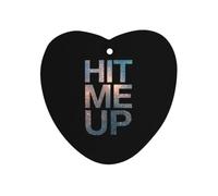 Hit Me Up Car Air Freshener Pad Love form | Fragrance Tablets Hanging Interior Home Aromatherapy