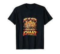 Hit Me with Your Best Chaat Funny Desi Food Value Graphic T-Shirt