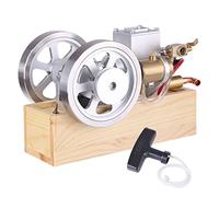 Hit & Miss Engine Kit, Metal Horizontal Fixed Internal Combustion Engine Model, Mini Engines Model Kits Educational Toy for Adult