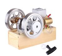 Hit & Miss Engine Kit, Metal Horizontal Internal Combustion Engine Model, Mini Engines Model Kits Educational Toy for Adult