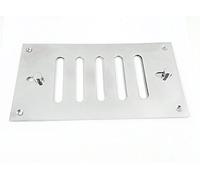 Hit & Miss Vent Ventilator Open Closed Shut Air Flow Grille Cover 165x90mm in Polished Chrome