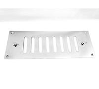 Hit & Miss Vent Ventilator Open Closed Shut Air Flow Grille Cover 240x90mm in Polished Chrome