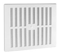 Hit & Miss White Adjustable Large Air Vent 11.25" x 10.5" Ventilator Cover