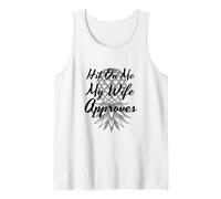 Hit On Me My Wife Approves Swinger Lifestyle Naughty Adult Tank Top