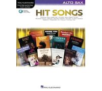 Hit Songs Book and Audio Online Alto Saxophone Hal Leonard