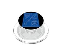 Hit The Dang Ball Baseball Blueprint PopSockets PopGrip for MagSafe