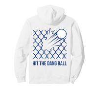 Hit The Dang Ball Baseball Break Through Barriers Pullover Hoodie