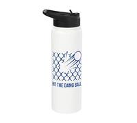 Hit The Dang Ball Baseball Break Through Barriers Stainless Steel Insulated Water Bottle