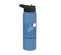 Hit The Dang Ball Baseball Break Through Barriers Stainless Steel Insulated Water Bottle