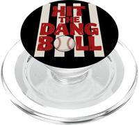 Hit The Dang Ball Baseball Lover PopSockets PopGrip for MagSafe