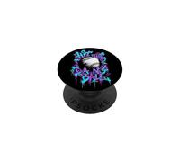 Hit The Dang Ball Baseball Street Art PopSockets Adhesive PopGrip