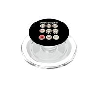 Hit The Dang Ball Funny Baseball Faces Game Day PopSockets PopGrip for MagSafe