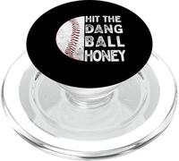 Hit The Dang Ball Honey Funny Baseball Mom Dad Sayings PopSockets PopGrip for MagSafe