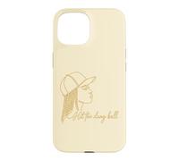 Hit The Dang Ball Natural Hair Braids Line Art Case for iPhone 15