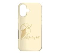 Hit The Dang Ball Natural Hair Braids Line Art Case for iPhone 17