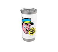 Hit The Dang Ball Pop Art Comic Golf Humor Stainless Steel Insulated Tumbler