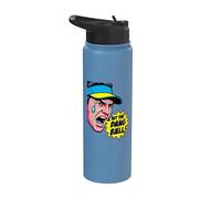 Hit The Dang Ball Pop Art Comic Golf Humor Stainless Steel Insulated Water Bottle