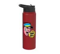 Hit The Dang Ball Pop Art Comic Golf Humor Stainless Steel Insulated Water Bottle