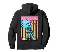 Hit The Dang Ball Summer Baseball Ice Cream Fun Pullover Hoodie