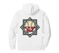 Hit The Dang Ball Vintage Baseball Heritage Tribute Pullover Hoodie