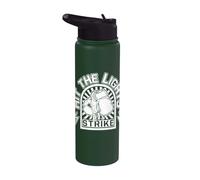 Hit The Lights Strike Boxing Gloves Stainless Steel Insulated Water Bottle