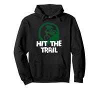 Hit The Trail Outdoor Mountain Bike Nature Adventure Pullover Hoodie