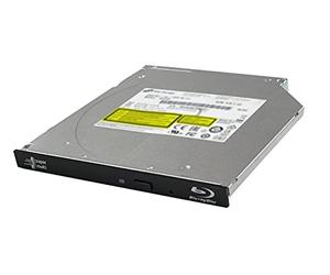 Hitachi-LG BU40N Internal UHD Blu-Ray/DVD Drive/Burner, Slim 9.5 mm Rewriter for Laptop, Desktop PC, Windows 10 Compatible, Ultra HD 4K Playback, M-Disc Support (Bare Drive)