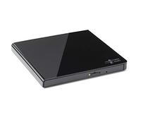 Hitachi-LG GP57 External DVD Drive, Slim Portable DVD Player/Writer for Laptop/Desktop PC, USB 2.0, Windows and Mac OS Compatible, 8x Read/Write Speed - Black