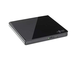 Hitachi-LG GP57 External DVD Drive, Slim Portable DVD Player/Writer for Laptop/Desktop PC, USB 2.0, Windows and Mac OS Compatible, 8x Read/Write Speed - Black