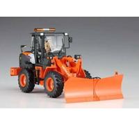 Hitachi Wheel Loader Zw-100-6 With Snowplow 1:35 Plastic Model Kit