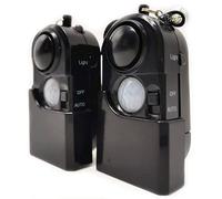 HITBEAT 2 Packs Portable Mini Motion Detector Alarm-120DB Ear-Piercing Siren-SOS LED Light, Hotel Door Room Security Device for Female Women Kids Life Safety While Travelling Alone