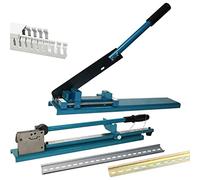 HiTbod Manual Din Rail Cutter Tool, Trunking Cuttinghine, Double Groove W/ 50Cm Ruler for Cutting Slotted Aluminium