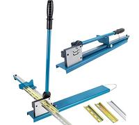HiTbod Manual Guide Rail Cutter, Double Groove Din Rail Cutter Tool W/50Cm Measuruler, Cuttinghine for Aluminum Alloy/Steel Rail