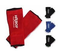 HITBOY VERTEX MUAY THAI MMA FOOT SUPPORT ANKLE BRACE New Fighting Training Kick Boxing Martial Arts Sports Ankle Support Anklets Foot Guard Protect & Heal Injuries Pains sprains and strains (RED/BLACK