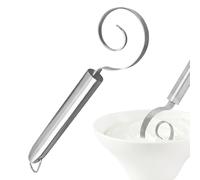 Hitburu Bread Whisk - Dishwasher Safe Stainless Steel Kitchen Gadget | Seamless Danish Dough Whisk | for Pizza Baking Pastry Whisking Cooking Home Kitchen Batter
