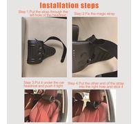 Hitburu Car Headrest Pillow | Breathable Hollow Comfortable Auto Neck Support,Comfort Driving Vehicle Neck Pillow,for Office SUV Sedan Home Vehicle Trucks