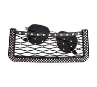 Hitburu Car Storage Net - Car Mesh Storage Organizer | Snack Food Pocket Holder,for Snack Grocery Truck SUV Van RV Boat Backseat Interior Camping Travel Road Trip