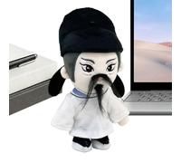 Hitburu Cartoon Plush Figure,Soft Portable Cute Doll Character,Poet Li Bai Characters Dolls | for Family Friends Children Boy Girl Boys Girls Nursery Cars Home School Cafes Bookstores