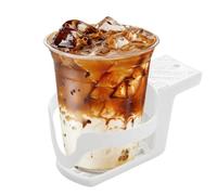 Hitburu Desk Cup Holder Clamp,Tumbler Holder for Game Desk Anti-Spill - Mug Organizer Clamp Storage for Home Table Gamer Bottles Bedroom