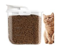Hitburu Dog Food Storage Container, Airtight Pet Food Storage Containers, 2L Organizer Canister with Lid for Sugar Rice Cereal Nut Pasta Snack Kitchen Pantry Organization Apartment