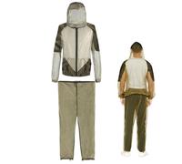 Hitburu Fly Repeller Clothing,Fly Proof Breathable Mesh Clothing - Folding Gear Adjustable Fit Protective Clothes Cover for Backpacking Travel Camping Garden Hiking Patio