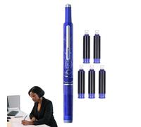 Hitburu Fountain Pen Retractable - 0.38mm Transparent Barrel Fountain Pen | Culture & Education Supplies for Marking Layout Art Sketching Drawing School Offices Friends