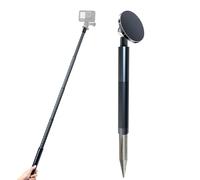 Hitburu Golf Phone Stand | Golf Monopod Selfie Stick with Ground Stake | Alloy Training Aid for Video Beginners Rounds Travel Coaches Camera Enthusiasts Outdoor Course Vloggers