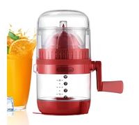 Hitburu Hand Juicer | Handheld Lemon Orange Squeezer Reamer - Food-Grade Lime Press Reamer Portable Fruit Extractor with Pour Spout for Kitchen Camping Picnic