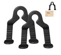 Hitburu Headrest Hooks for Car | Storage Hanger - Double Car Headrest Hangers - for Storage Vehicle Backseat Clothes Backpack Hat Umbrella Coat