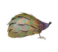 Hitburu Hedgehog Statue - Hedgehog Decor Outdoor Metal Statues - Animal Figure Sculptures Decorations for Yard Art Offices Outside Outdoor Home Terrace Lawn Yard